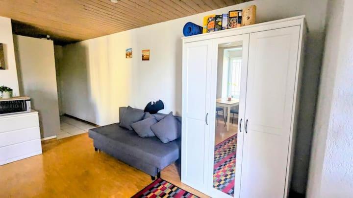 Urban Retreat - Cozy Studio With Private Patio Apartment Цюрих Екстериор снимка