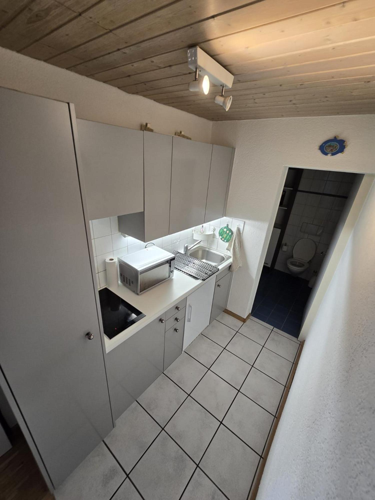 Urban Retreat - Cozy Studio With Private Patio Apartment Цюрих Екстериор снимка